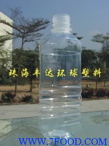 400ML热灌装耐高温透明BOPP方形塑料瓶