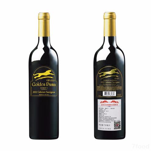 金豹gp-533赤霞珠红葡萄酒