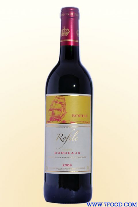 金帆船干红葡萄酒法国十大品牌红酒之一罗菲尔