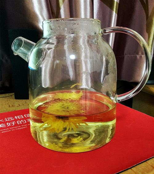 绿茶+菊花茶