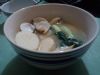 芋头文蛤茼蒿汤