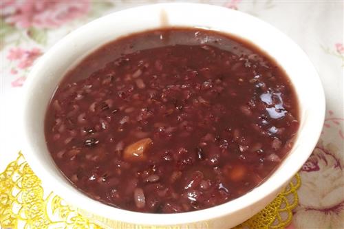 红豆紫米汤