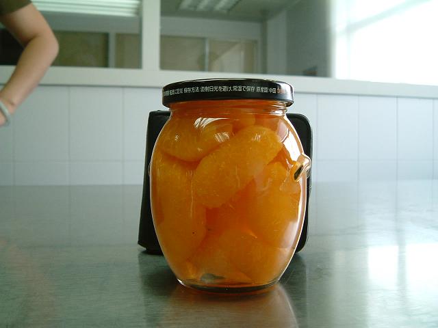 瓶装对日本橘子罐头(