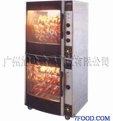 两型热风循环式烤鸡炉连保温柜