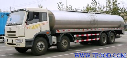 20吨解放液态食品运输奶罐车