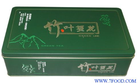 竹叶青茶叶盒