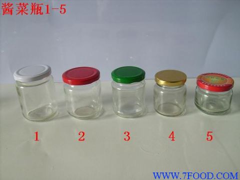 各种玻璃瓶包装及配套瓶盖