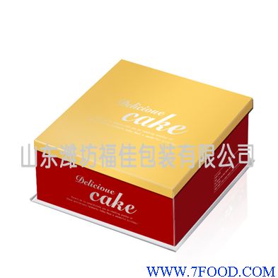 纸质方型生日蛋糕盒