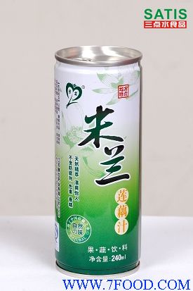天然新饮品米兰莲藕汁
