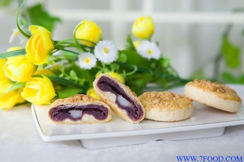 紫薯Q心饼
