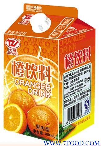 大维橙汁果汁饮料代理
