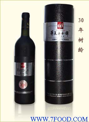 华夏五千年30年树龄葡萄酒