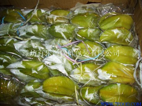 杨桃保鲜袋物理环保食品包装袋