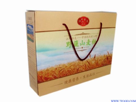 野蔬山麦粉简装礼品盒