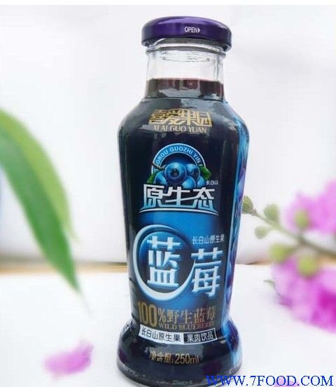 喜爱果园250ML野生蓝莓汁
