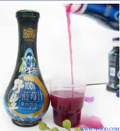 喜爱果园300ML野生蓝莓汁