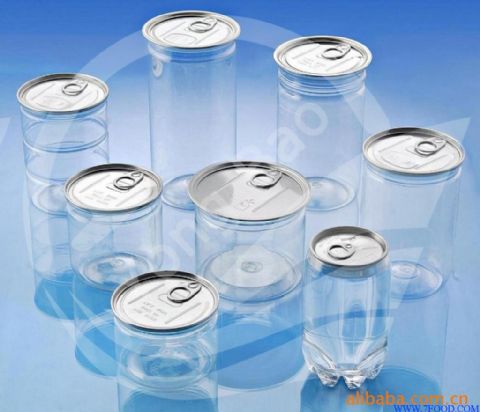 透明塑料易拉罐
