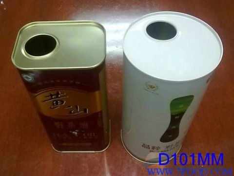 马口铁茶油罐圆形金属油罐方形油类铁罐