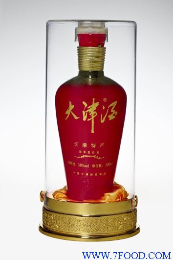 大津酒红圆瓷瓶