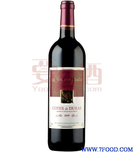 法国红蝴蝶红标（杜拉斯）红葡萄酒