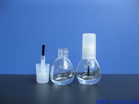 玻璃椭圆型玻璃指甲油瓶