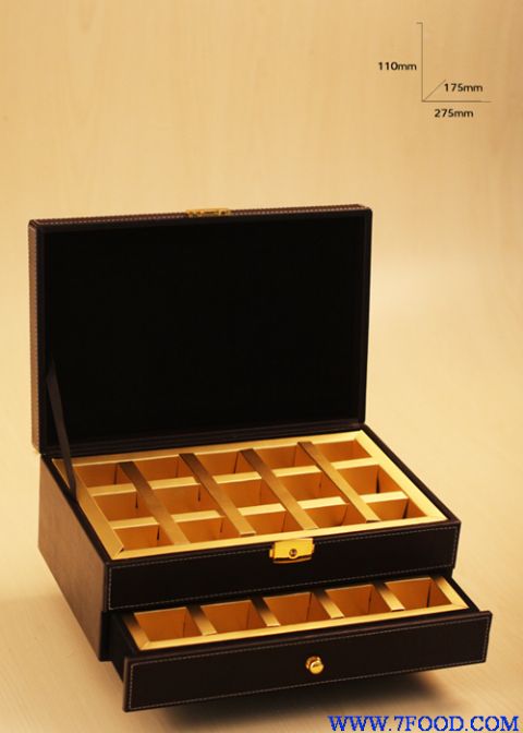给力定制皮具食品盒上海仿皮巧克力包装盒