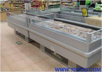 超市冷柜敞开单面岛式冷柜