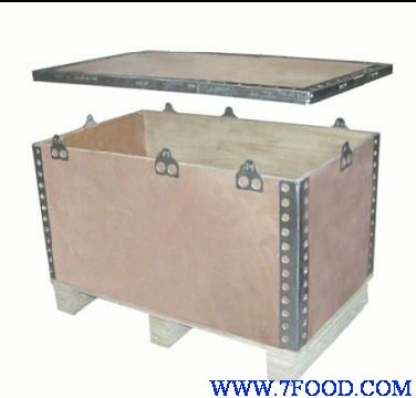 可拆卸木包装箱镀锌结合扣件包装箱价格滨州
