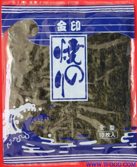 10枚金印寿司海苔米果即食烤海苔
