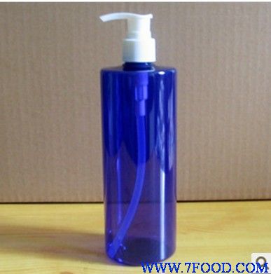 500ml蓝色乳液泵塑料瓶