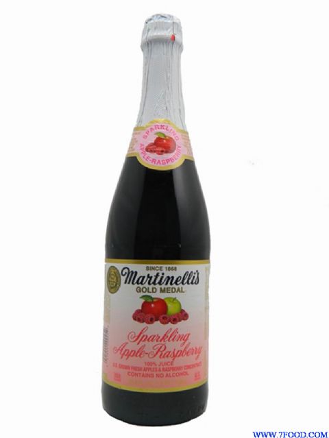 美国原装进口果汁起泡苹果木莓汁饮料香槟