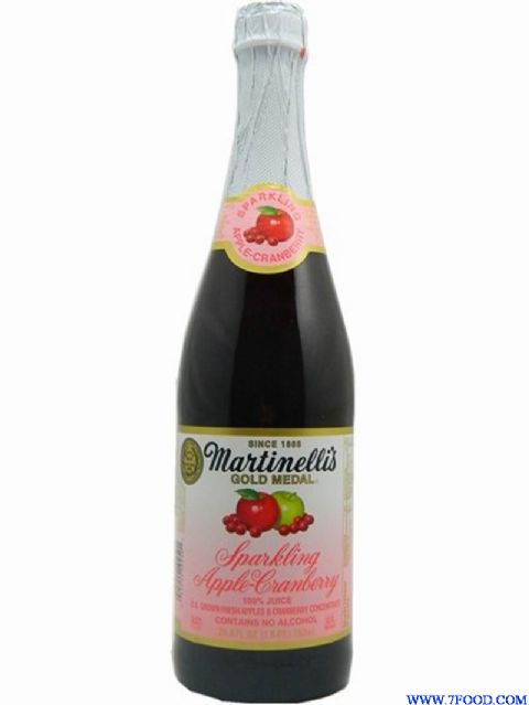美国进口果汁饮料起泡苹果蔓越莓汁果酒香槟