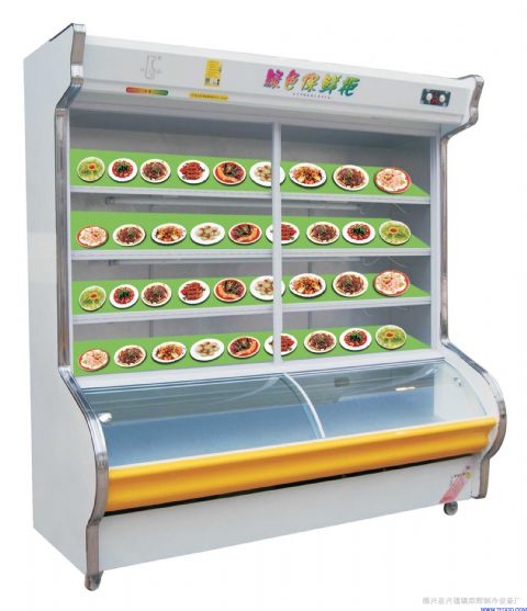 湘潭市6米绿色水果展示柜熟食柜制冷热卖