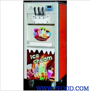 流动冰淇淋车立式三色冰淇淋机报价