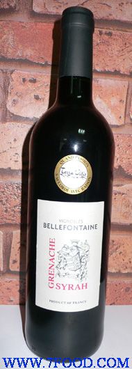 法国柏露枫丹歌海纳西拉红葡萄酒