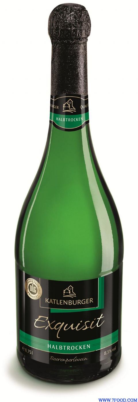 德国卡特伦堡（katlen）精选半干微气泡浆果酒