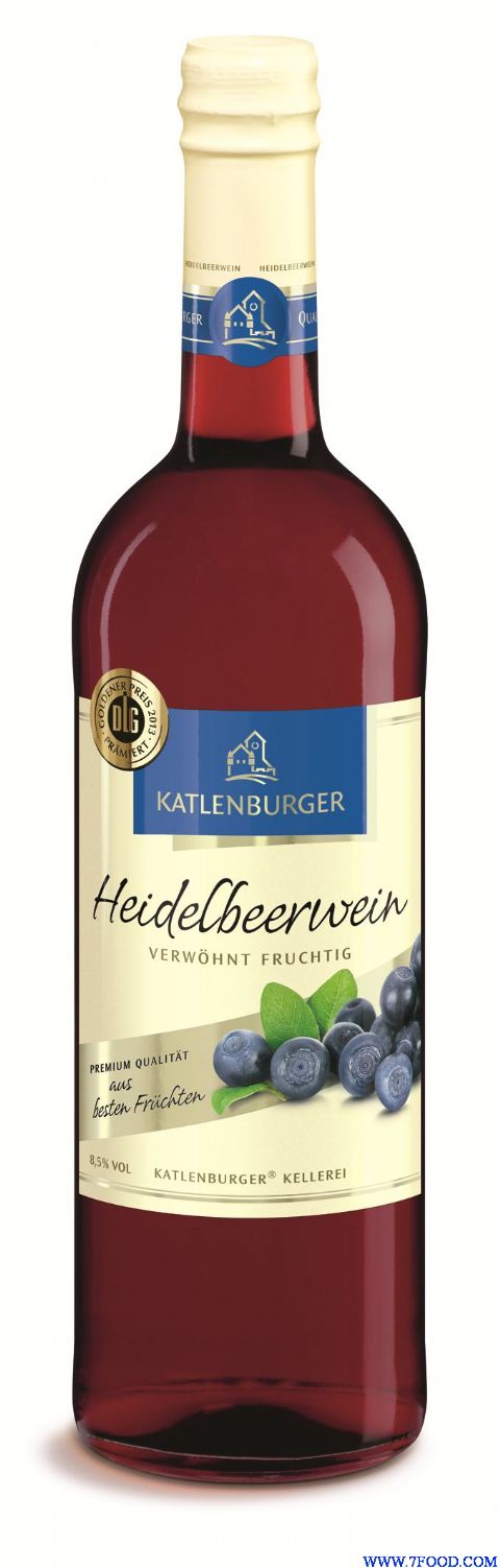 德国卡特伦堡（katlen）蓝莓浆果酒