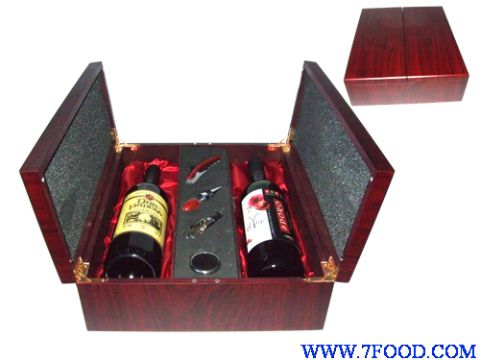 皮质红酒礼盒图片