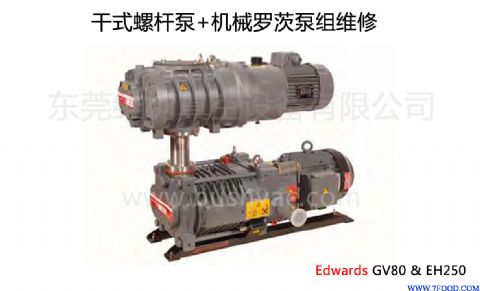 爱德华GV80干式螺杆泵维修EH250罗茨泵组维修