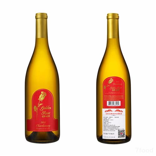金玫瑰gr-420霞多丽白葡萄酒
