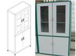 广州实验室家具铝木试剂柜储存柜化学（kw20150811-5）
